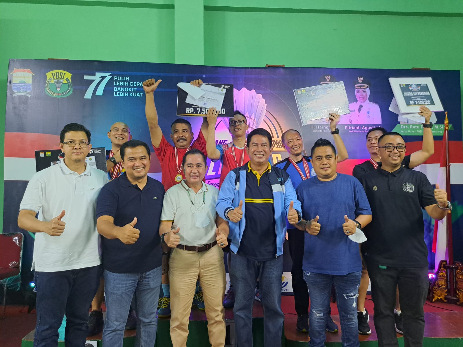 Resmi Ditutup, Kadispora Kota Palembang Harap Turnamen Badminton Wali Kota Cup 2022 Jadi Kegiatan Rutin 