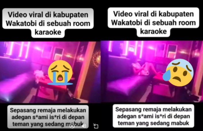 Media Sosial X Geger Video 29 Detik di Wakatobi, Sepasang Remaja Terekam Tak Senonoh di Room Karaoke