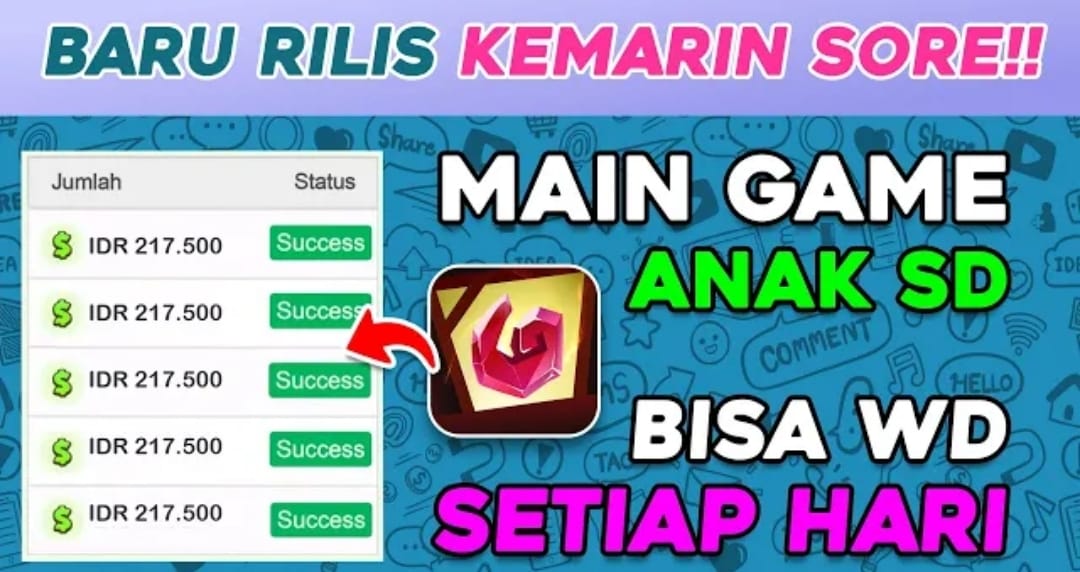 Baru Rilis, Main Game Anak SD Bisa Dapat Saldo DANA Gratis Rp217.500 Setip Hari