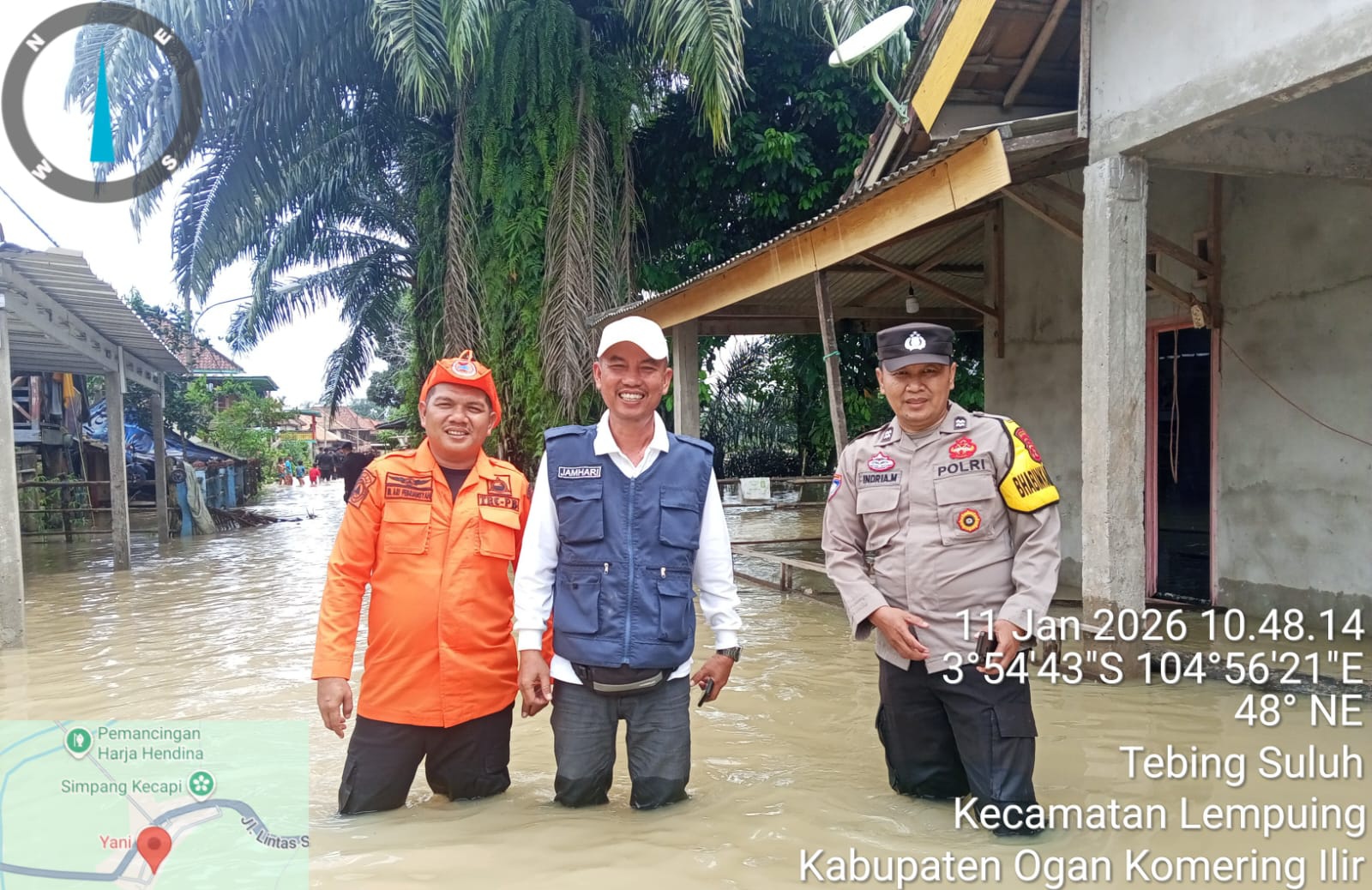 Ribuan KK di Kabupaten OKI Terdampak Banjir, Sebagian Dievakuasi