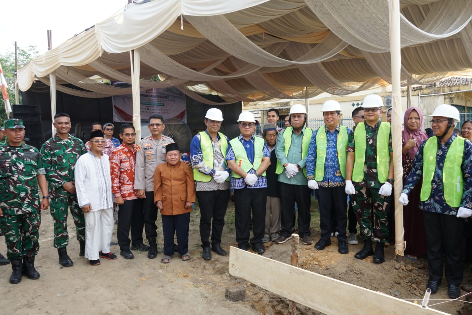 Koperasi Merah Putih di Kabupaten OKI Ground Breaking Serentak, Bangkitkan Semangat Nasionalisme Ekonomi