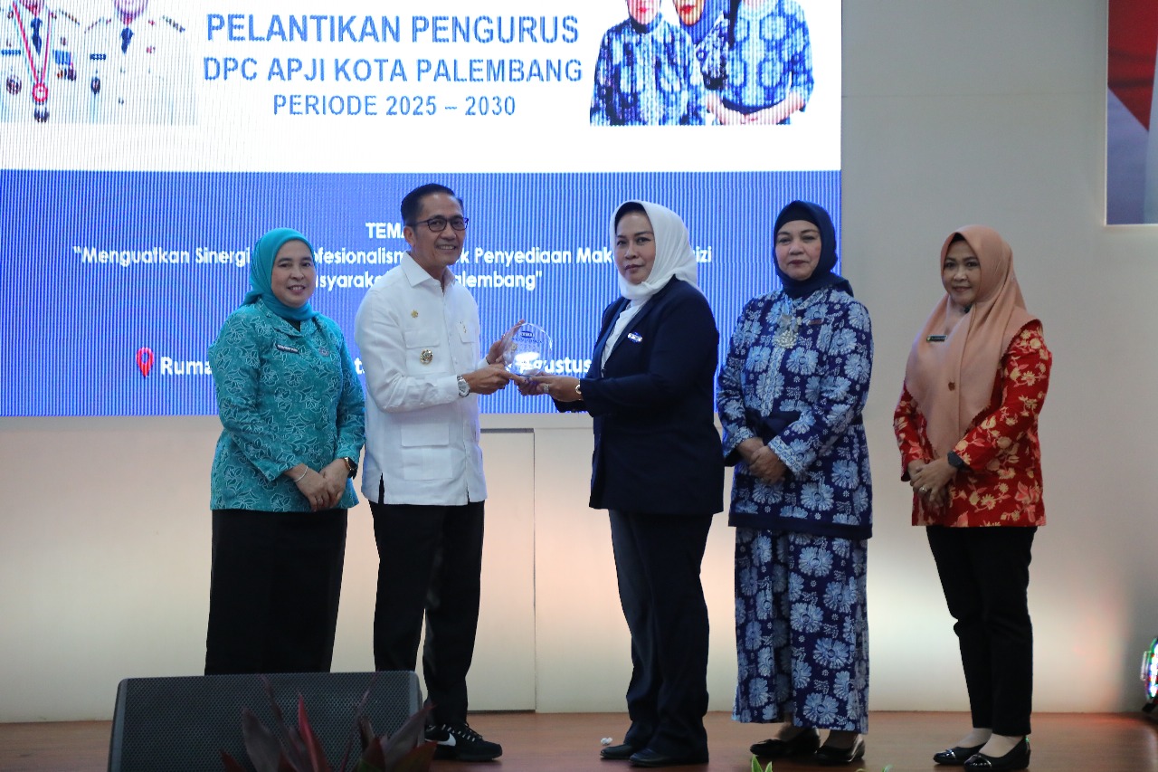 Wali Kota Palembang Hadiri Pelantikan APJI, Dorong UMKM Kuliner Terus Tumbuh
