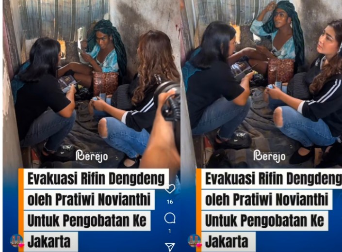 Rifin Dengdeng, ODGJ Ikonik Palembang Mengundang Empati Pratiwi Novianti untuk Berobat ke Jakarta