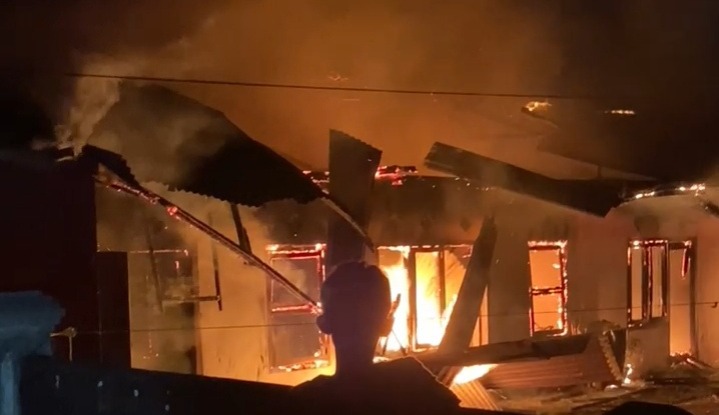 Mess Terbakar, Manager SPBU di Lubuklinggau Terjebak Kobakaran Api dalam Kamar Mandi, Innalillahi