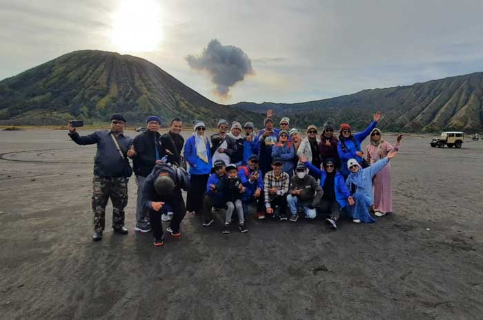 Menuju Puncak Bromo di Sela Mengikuti Porwanas XIII Jatim 