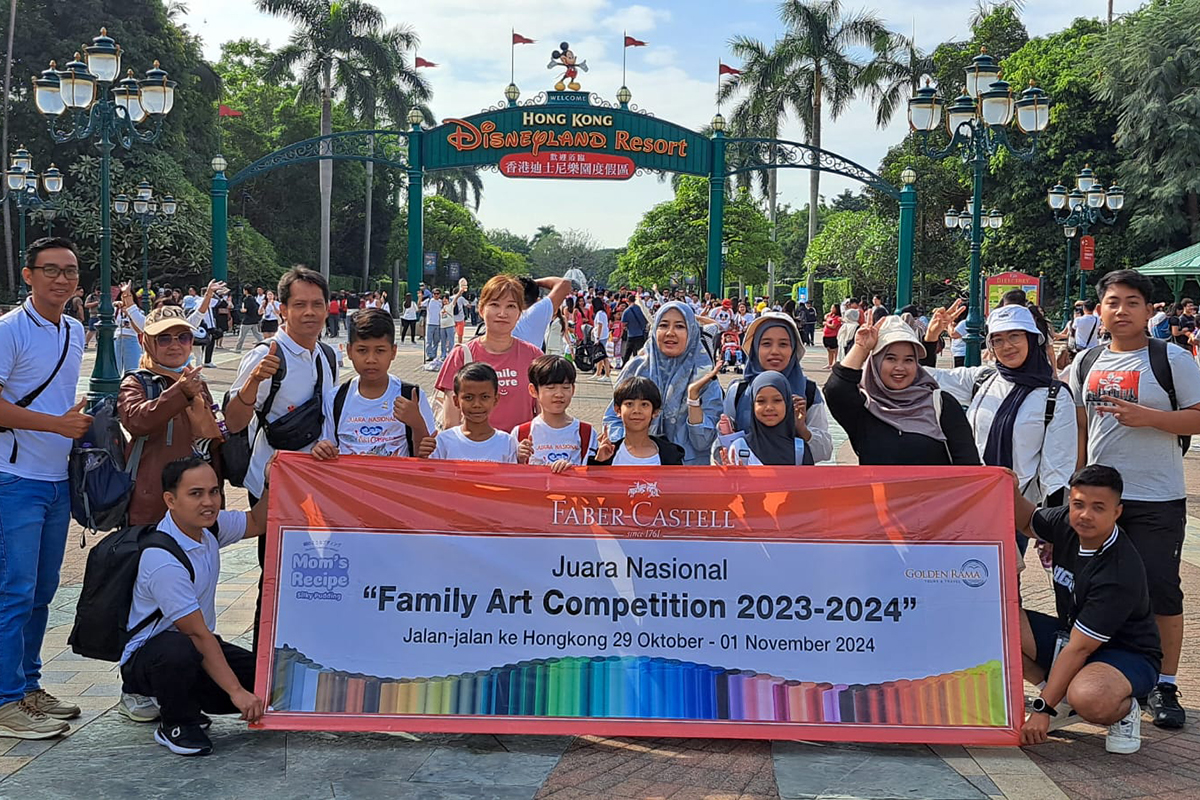 Liburan ke Hongkong! 5 Siswa Berbakat Raih Hadiah Utama di Faber-Castell Family Art Competitions 2023/2024