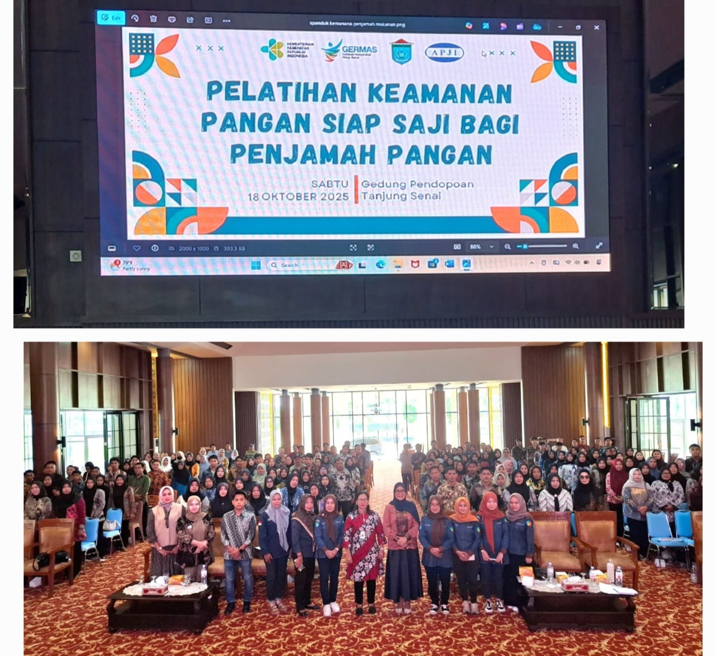 Dinkes Ogan Ilir Gelar Pelatihan Keamanan Pangan Siap Saji Bagi Penjamah Pangan Program MBG