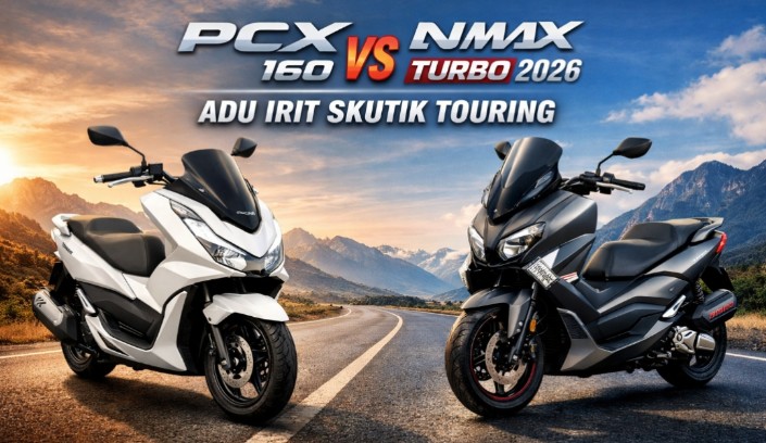 Adu Irit Skutik Touring PCX 160 Versus NMAX Turbo 2026, Mana Yang Lebih Unggul?