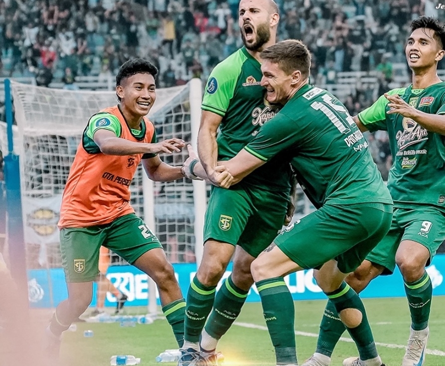 Gol Rashid Bawa Persebaya Comeback Kalahkan Persija, Kembali Puncaki Klasemen BRI Liga 1