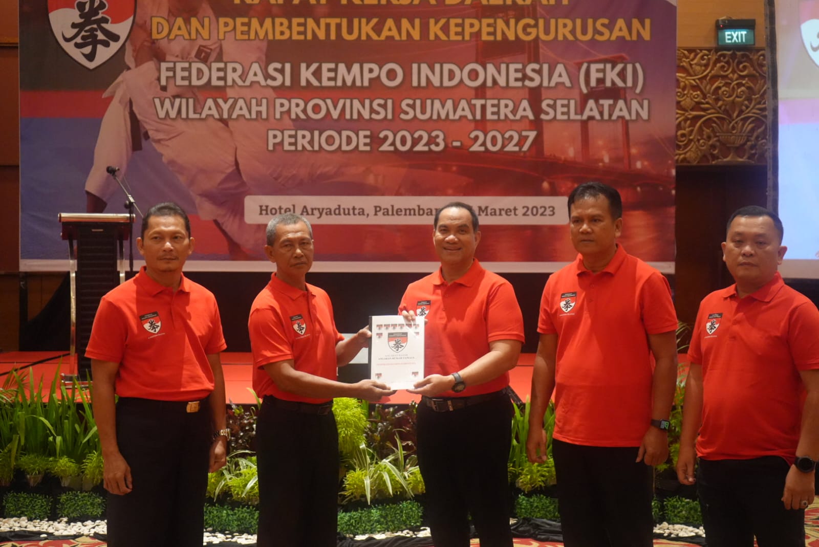 Dr. Ilham Djaya Resmi Dikukuhkan sebagai Ketua Federasi Kempo Indonesia Wilayah Sumatera Selatan
