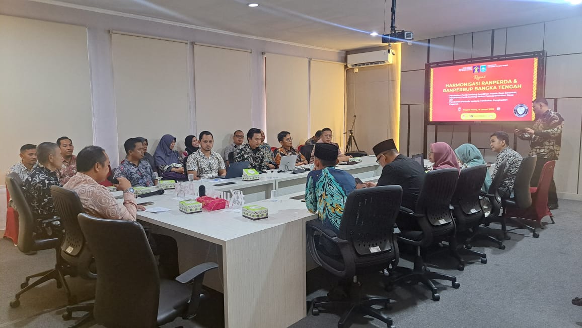 Kadiv P3H Pimpin Rapat Harmonisasi Ranperda dan Ranperkada di Bangka Belitung