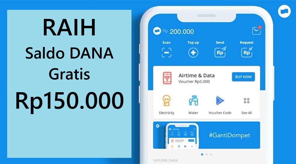 Cek Keberuntungan Hari Ini! Dapatkan Saldo DANA Gratis Rp150.000 dari Link DANA Kaget Terbaru