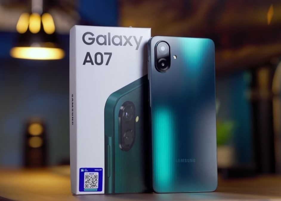 Samsung Galaxy A07 Disupport Tampilan Layar Luas dengan Desain Minimalis 