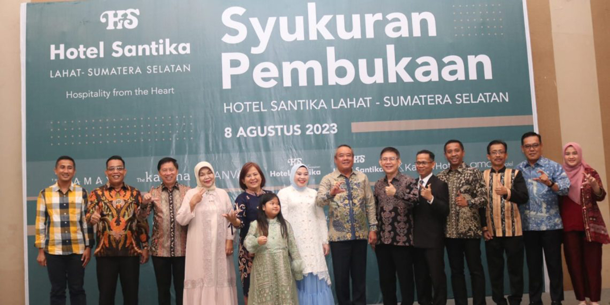 Hotel Santika Lahat Resmi Dibuka, Bupati Lahat Berikan Apresiasi