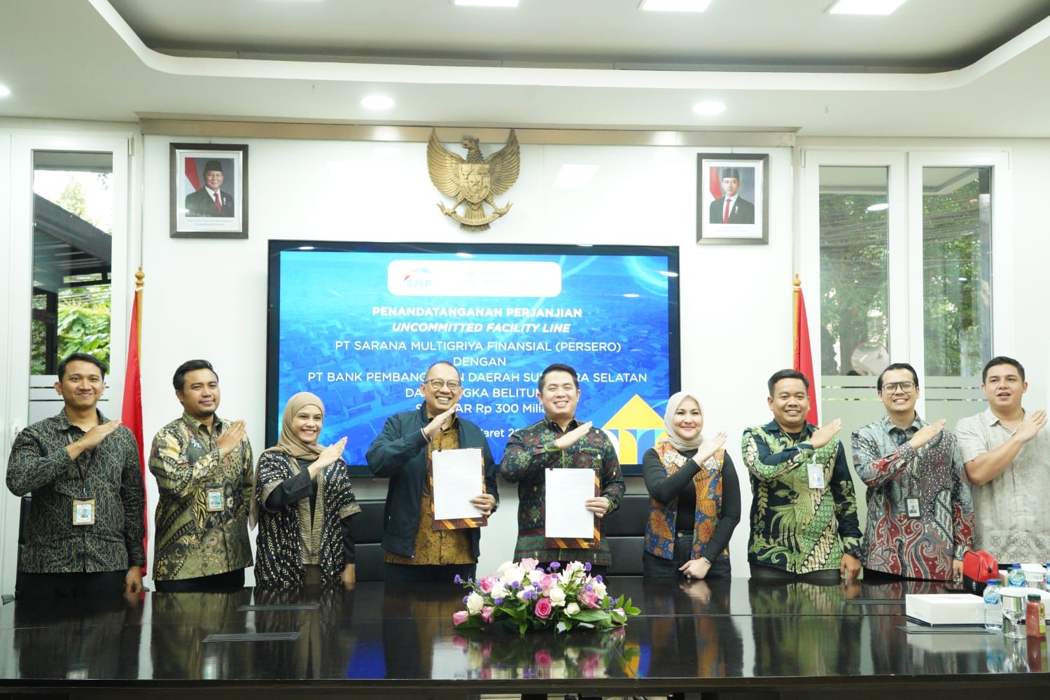 Bank Sumsel Babel dan SMF Kerjasama Pembiayaan Perumahan Rp300 Miliar