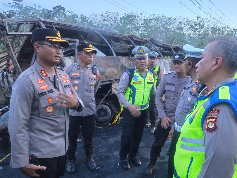 Polisi Ungkap Dugaan Penyebab Kecelakaan Bus ALS di Muratara, Identifikasi 16 Korban Tewas