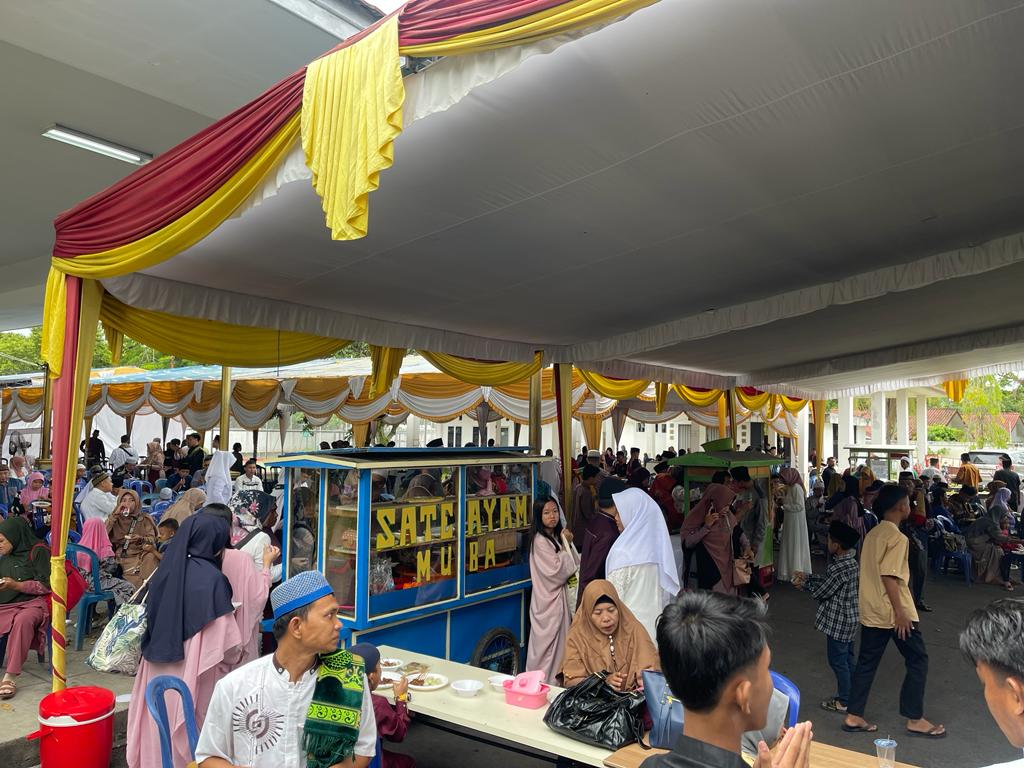 Dagangan UMKM Sekayu Buat Meriah Halal bihalal Pj Bupati Apriyadi