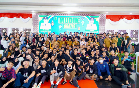 Wakil Bupati Muba Sambut Hangat Rombongan Pemudik Gratis 2025