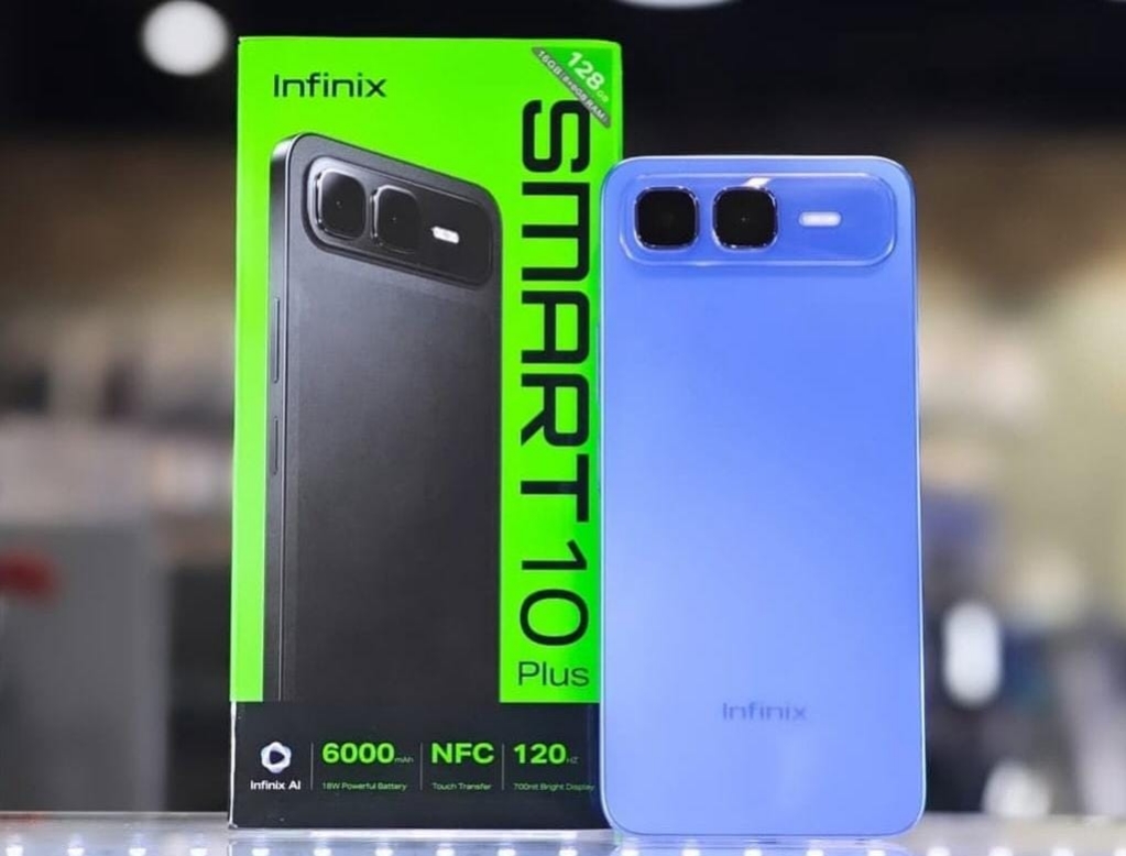 Infinix Smart 10 Plus Disupport Kapasitas Baterai Besar dengan Fitur AI Cerdas