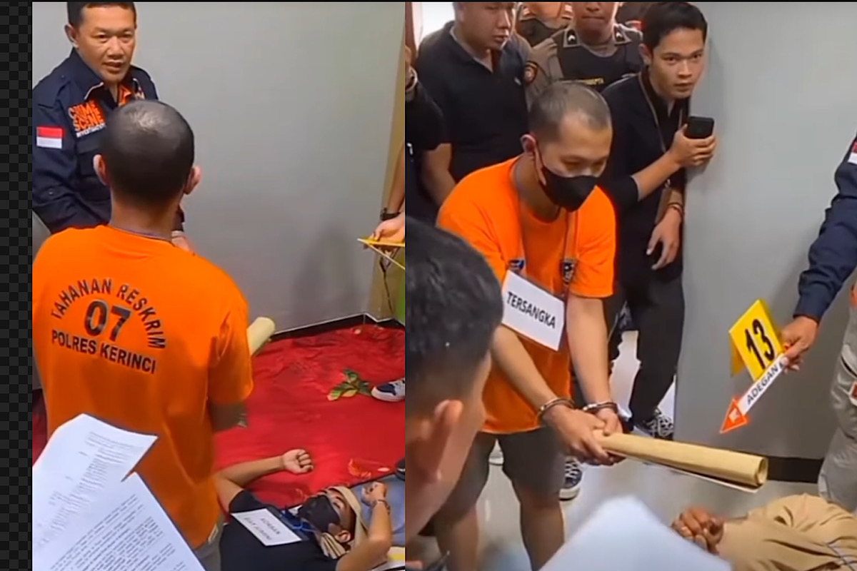 7 Bulan Buron Agus Akhirnya Peragakan Cara Membunuh Janda Cantik di Lolo Gedang 