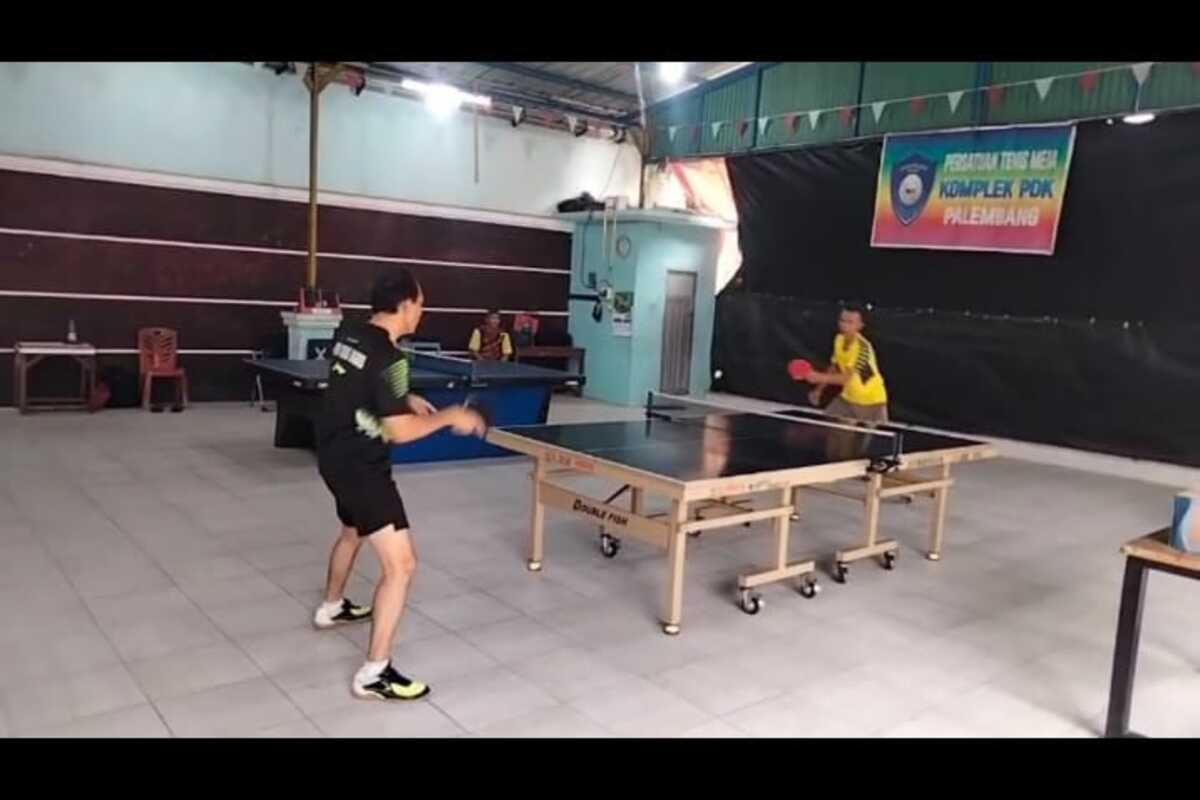 2 Hari Dua Kali Turnamen Tenis Meja di Palembang Akhir Pekan ini