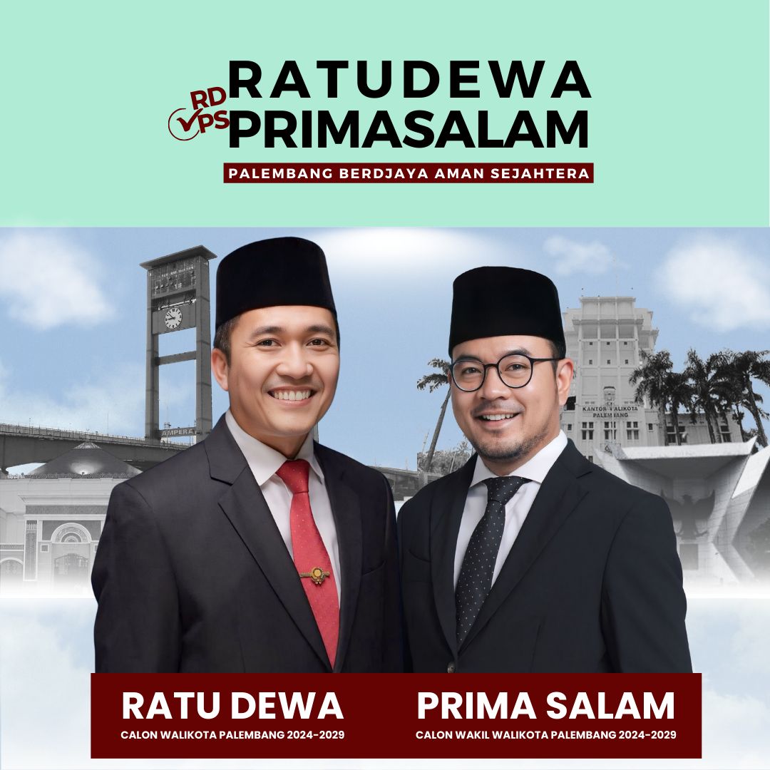 Breaking News! Sah Partai Gerindra Rekomendasikan Ratu Dewa-Prima Salam Maju Pilwako Palembang 2024