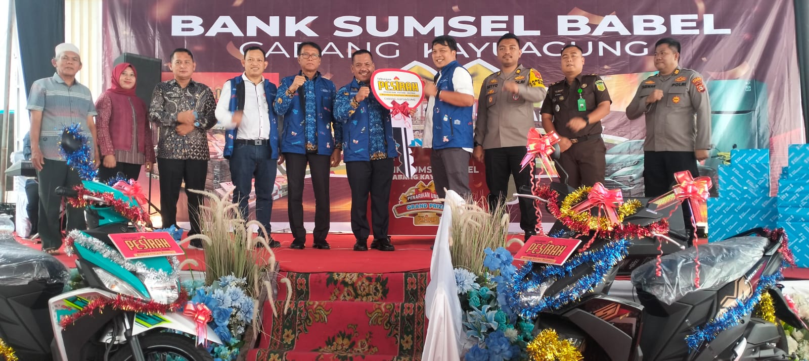 Bank Sumsel Babel Cabang Kayuagung Gelar Pengundian Grand Prize Hadiah Mobil