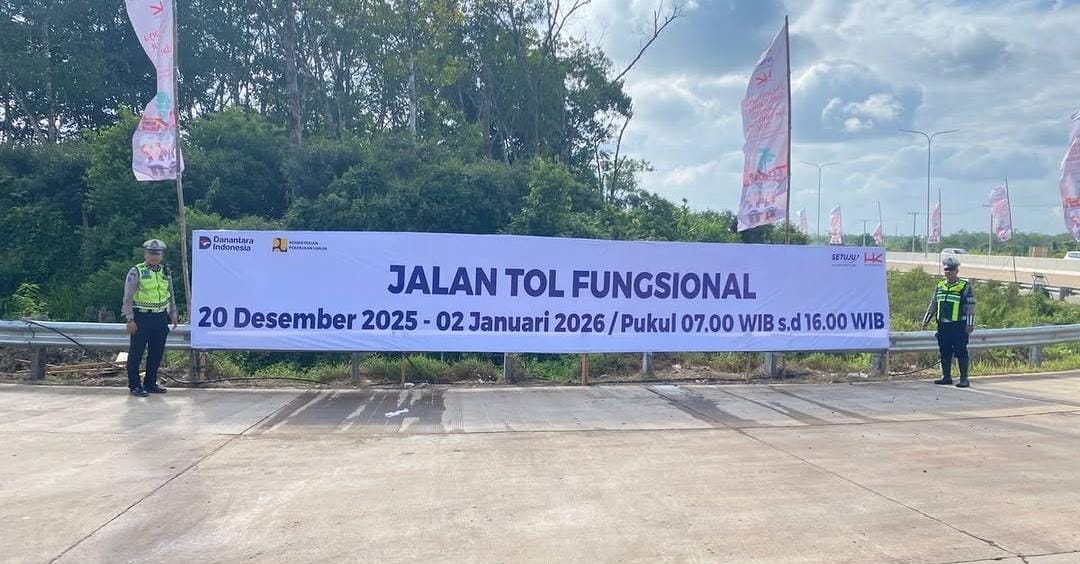 Hari Ini Jalan Toll Musi Pait - Pulau Rimau  Dibuka Fungsional