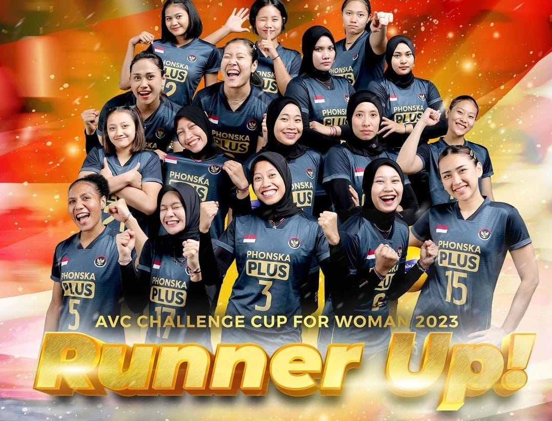 Dramatis, Timnas Voli Putri Indonesia Runner-up dan Vietnam Champion di AVC Challenge Cup 2023