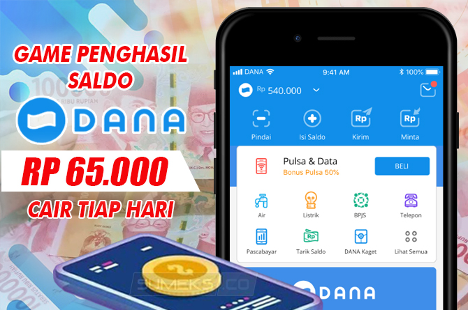 Main Game Ini, Bisa Dapat Saldo DANA Gratis Rp 65 Ribu, Cair Tiap Hari