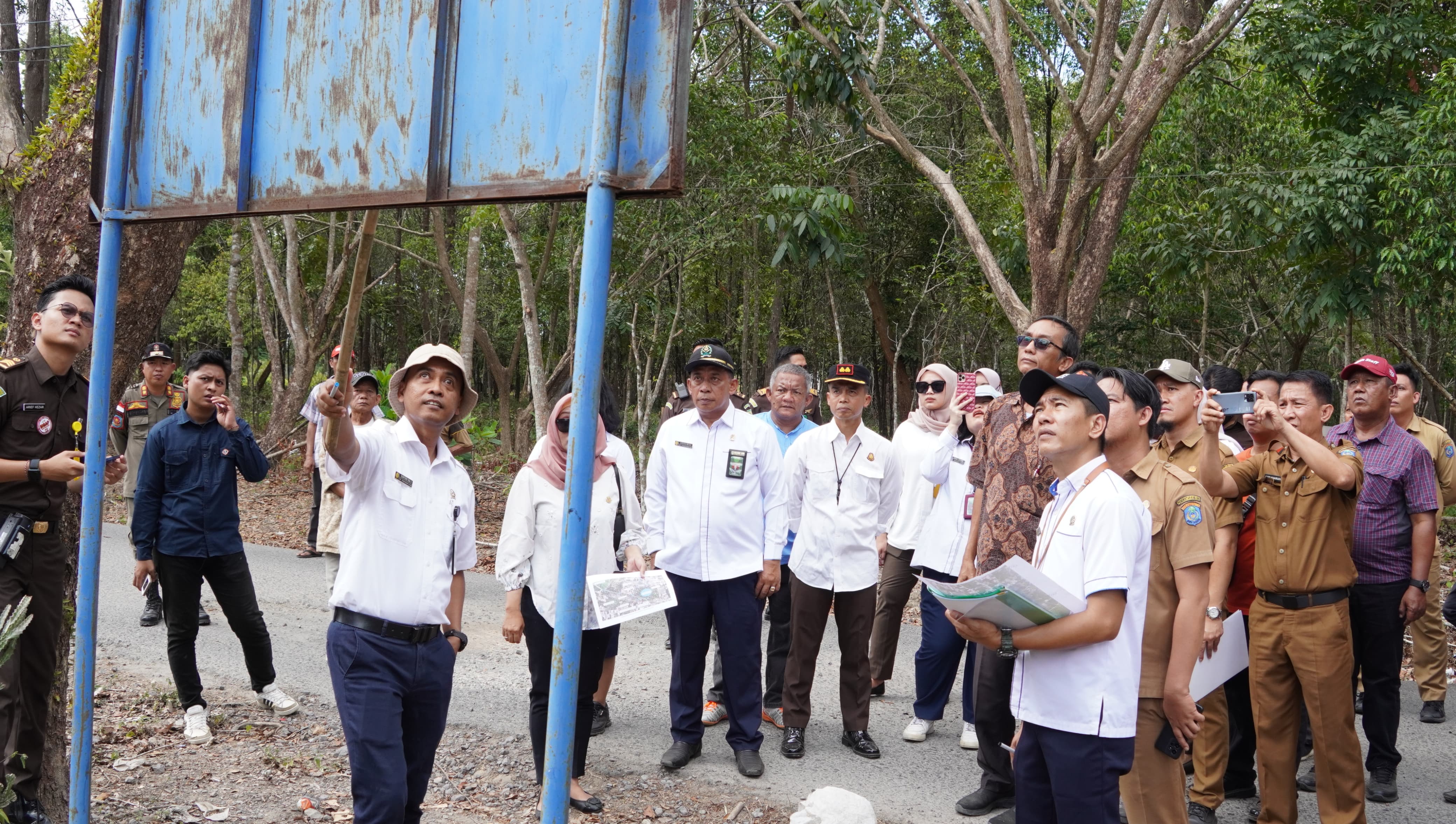 Sengketa Hutan Kota, PN Kayuagung Gelar Sidang Lapangan