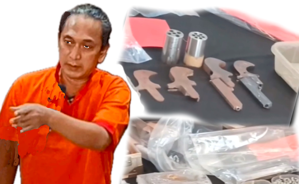 Sederet Barang Bukti Bahan Baku Buat Senjata Api di Palembang Tapi Ferdi Masih Kekeuh Membantah