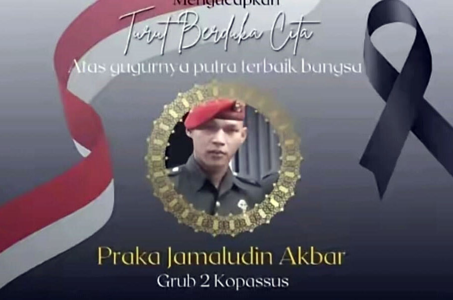 SADIS! Tak Hanya Ditembak KKB, Ternyata Praka Jamaluddin Akbar yang Gugur Papua Tengah Juga Terluka di Kepala