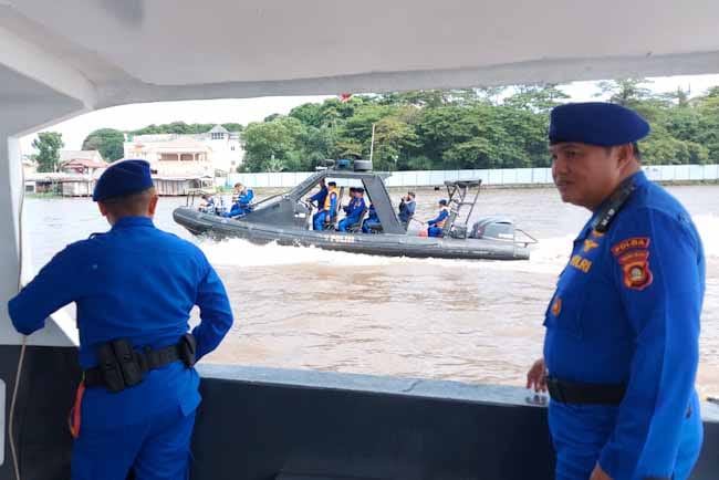 Polairud Polda Sumatera Selatan Perketat Keamanan Perairan Selama Nataru 