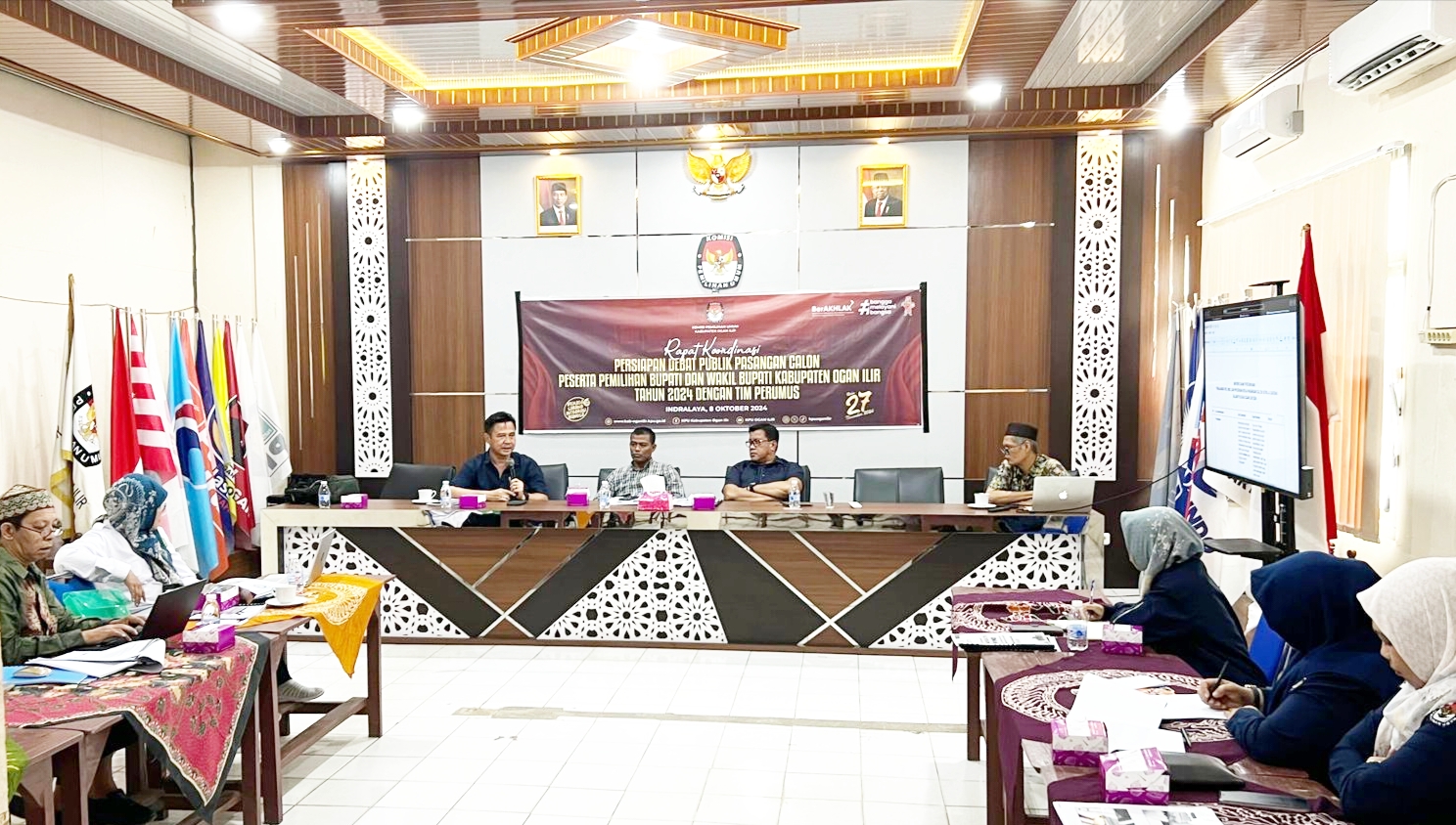 Jelang Debat Publik Pertama Pilkada Serentak 2024, Polres Ogan Ilir Lakukan Cooling System