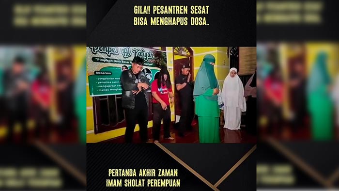 Ponpes Al Kafiyah Ajarkan Shalat Laki-Laki di Imami Perempuan, Warganet Geram: Kiamat Sudah Dekat!