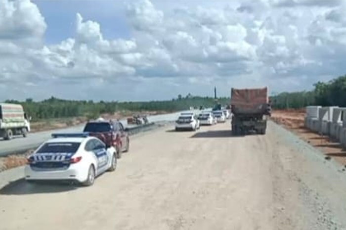 Jelang Difungsikan Tol Indralaya-Prabumulih, Aktivitas Pekerjaan Proyek Dihentikan Sementara