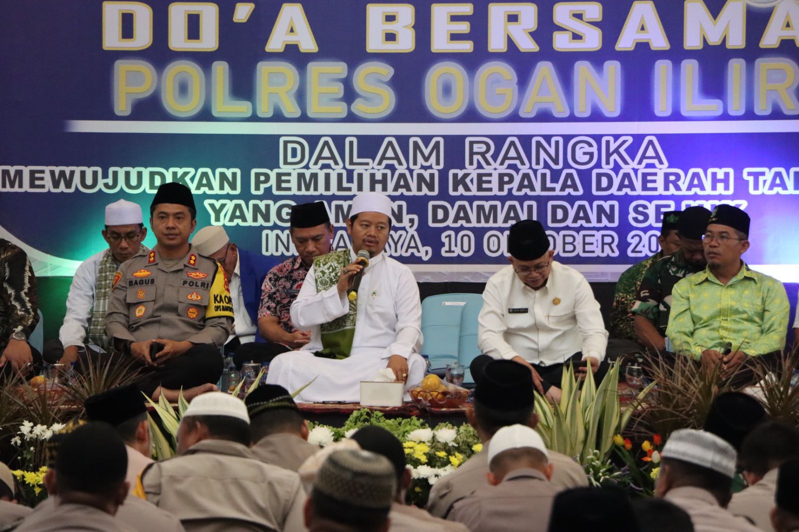 Wujudkan Pilkada 2024 Aman dan Sejuk, Polres Ogan Ilir Gelar Istighosah di Masjid An-Nur Tanjung Senai