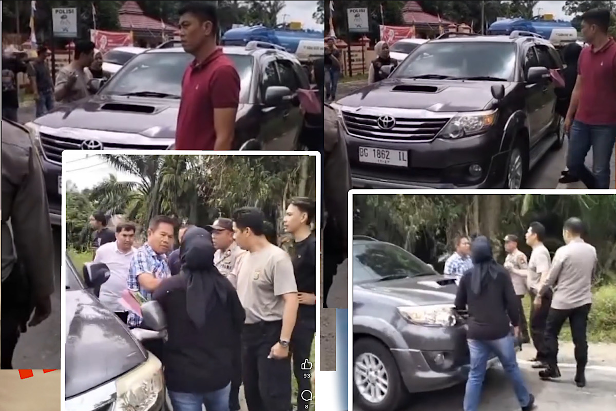 Viral, Kades Perempuan Tanjung Terang Sembunyi Dalam Mobil Saat Akan Diciduk Polisi