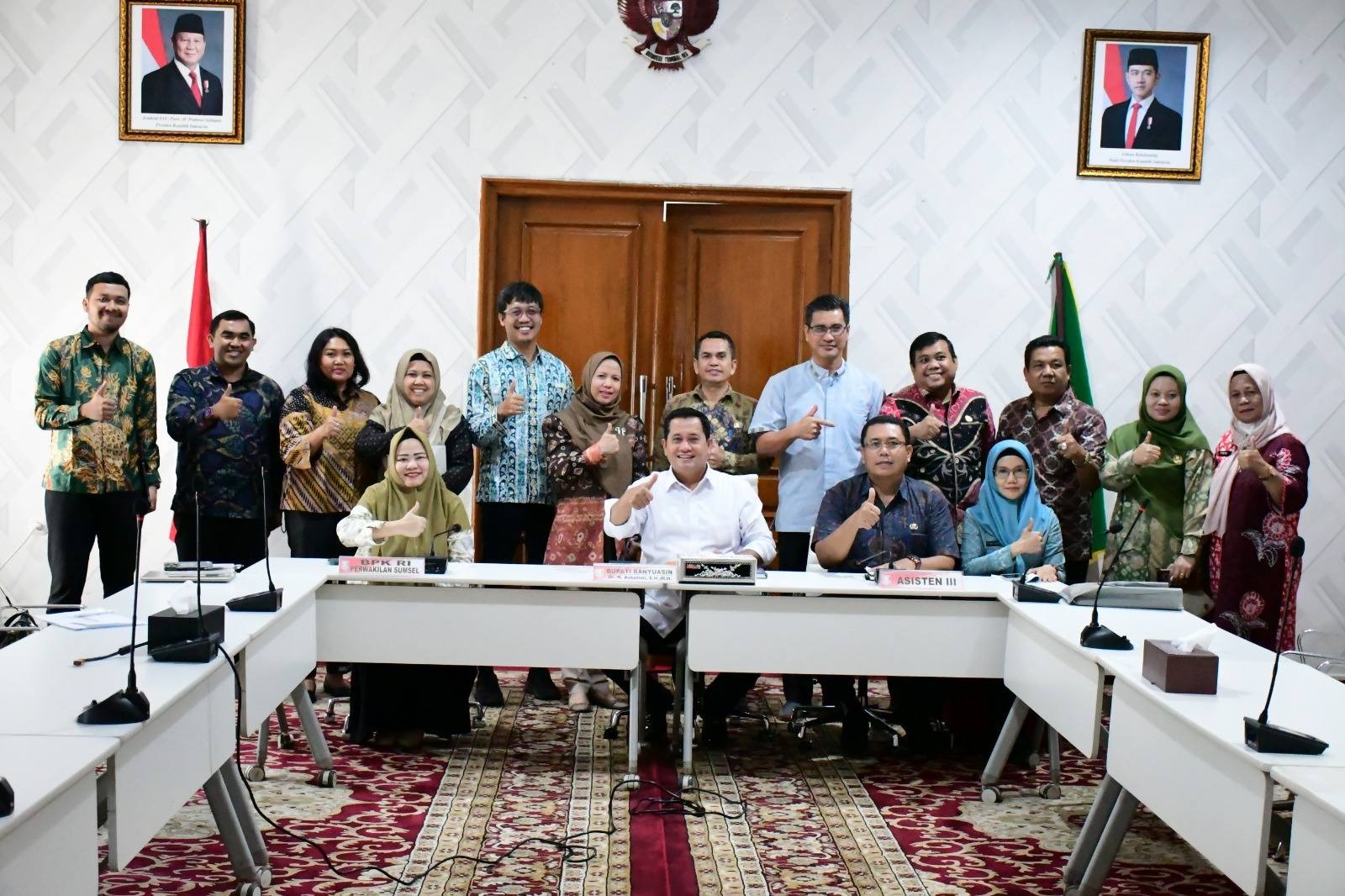Bupati Banyuasin Ikuti Exit Meeting BPK RI, Tegaskan Transparansi Keuangan