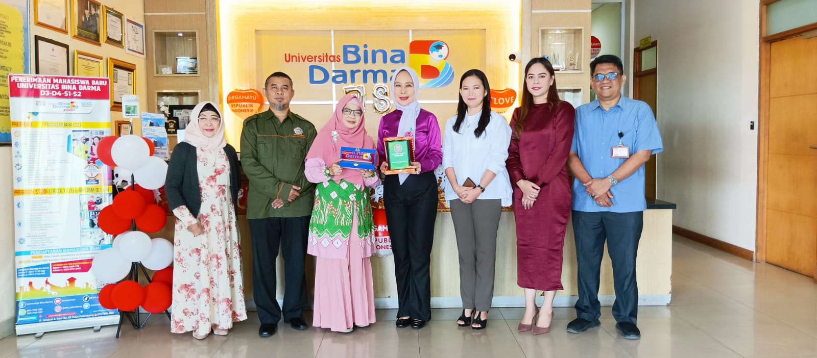 Universitas Bina Darma Palembang Adakan MoU dan MoA dengan Universitas Serasan