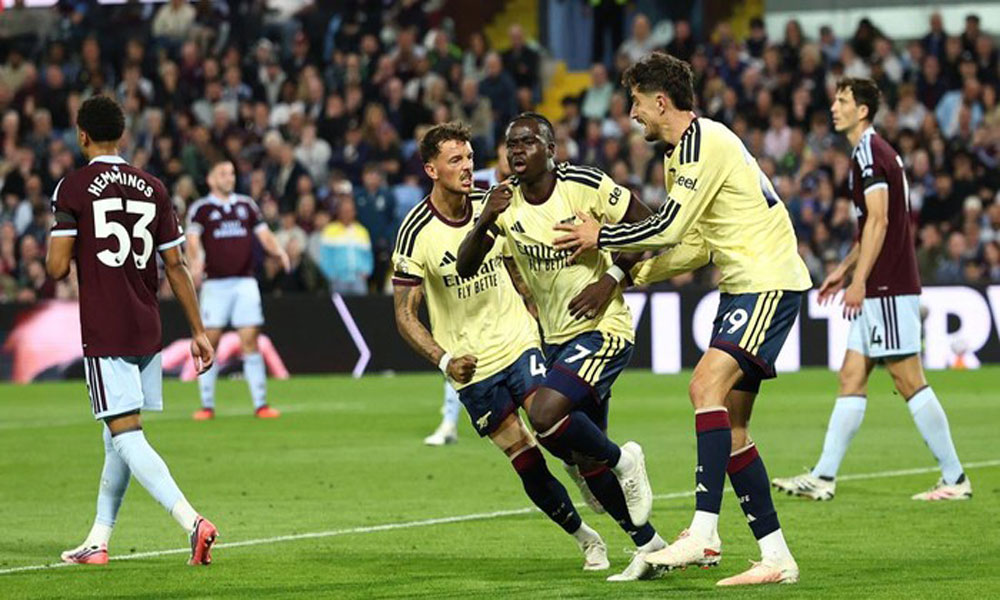 Liga Inggris - Arsenal Curi Poin di Kandang Aston Villa, Menang 1-0