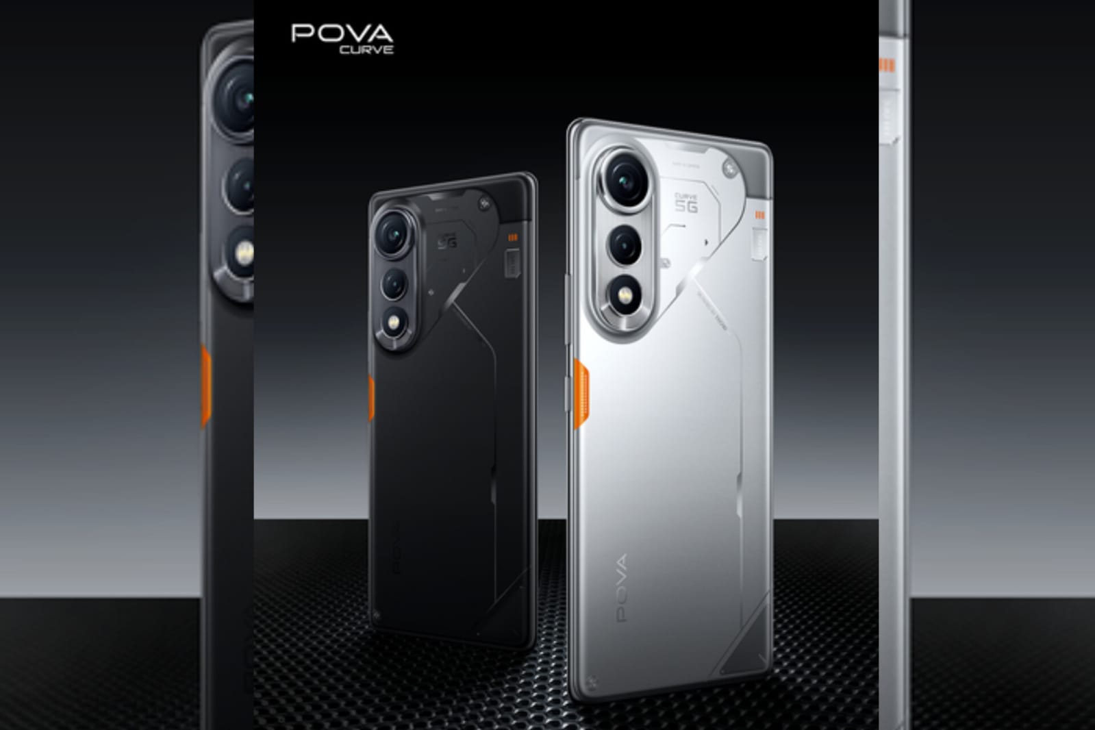 Smartphone Tecno POVA Curve 5G Mengusung Desain Futuristik dengan Layar Lengkung AMOLED 