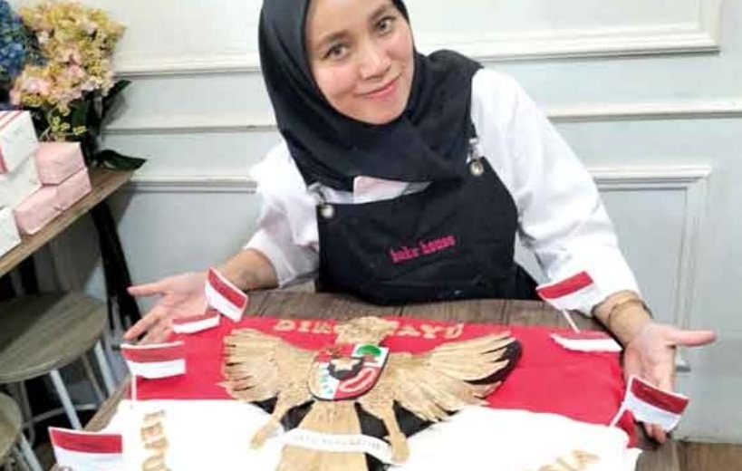 Kreatif! Bake House Buat Kue Spesial Tema HUT Ke-78 Kemerdekaan RI