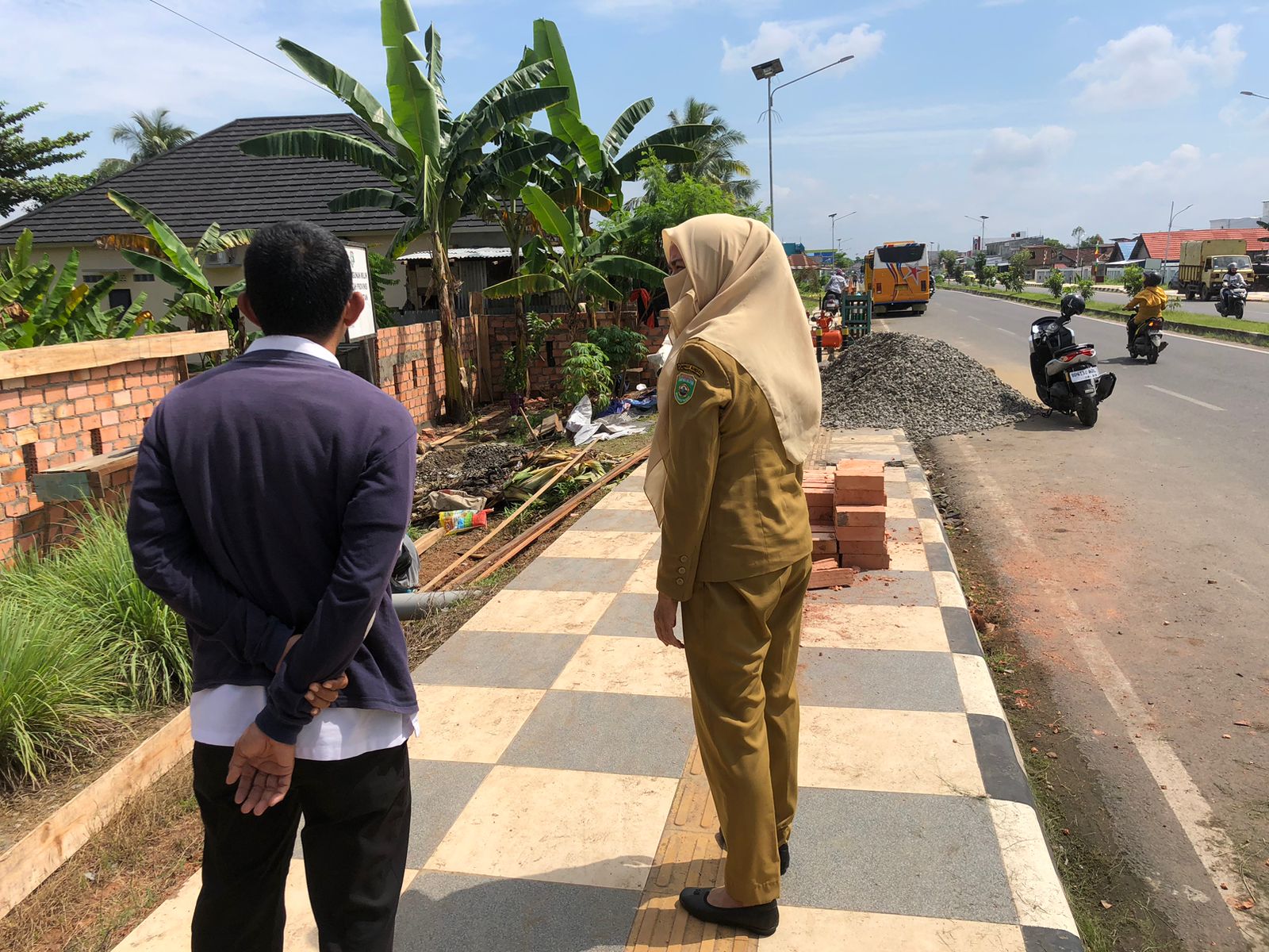 Sudah Ratusan Tiang Pengaman Trotoar Senilai Puluhan Juta di Palembang Raib Dicuri