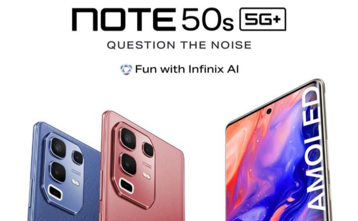 Infinix Note 50S 5G Hadirkan Terobosan Unik: Desain Tipis, Refresh Rate Tinggi Performa Super Kencang