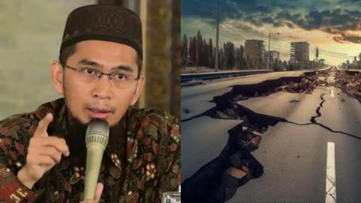 Gempa Megathrust Disebutkan dalam Alquran, Wajah Ustaz Adi Hidayat Berubah Pucat! Terjadi Kiamat?