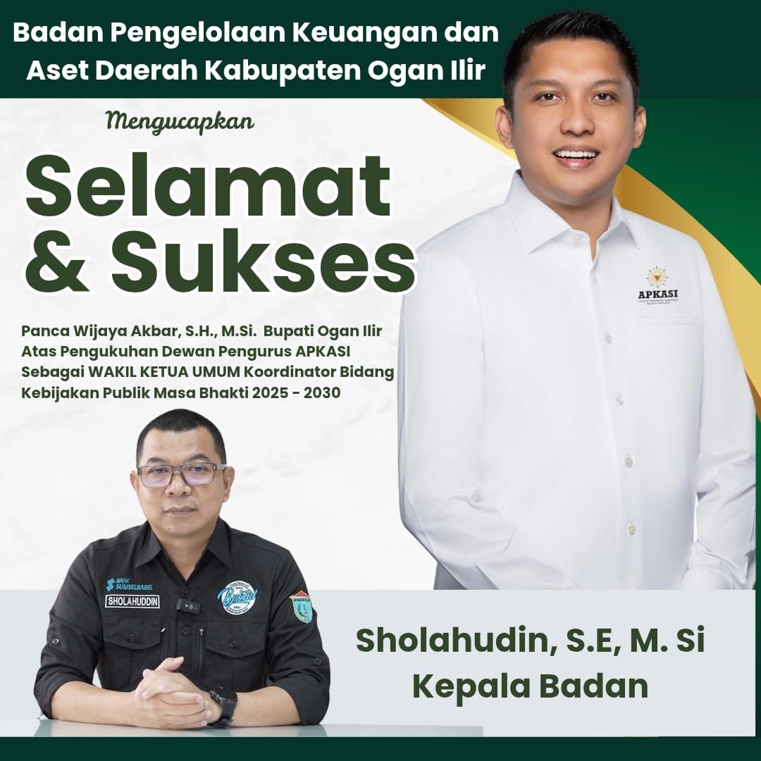 Pengukuhan Bupati Ogan Ilir Sebagai Waketum Koordinator Kebijakan Publik APKASI Masa Bhakti 2025-2030