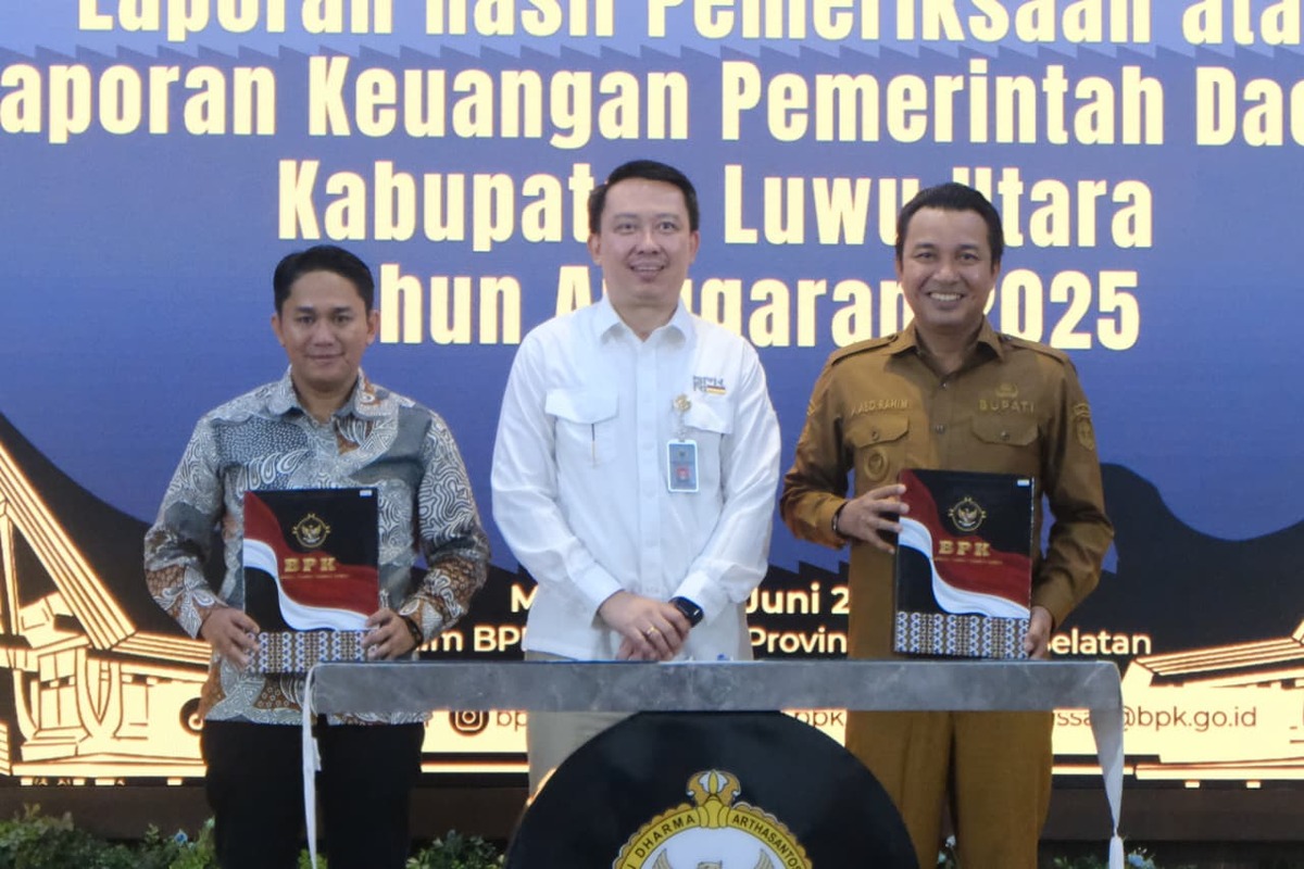 Ketua DPRD Luwu Utara Apresiasi Penghargaan WTP BPK yang Diraih Pemkab  