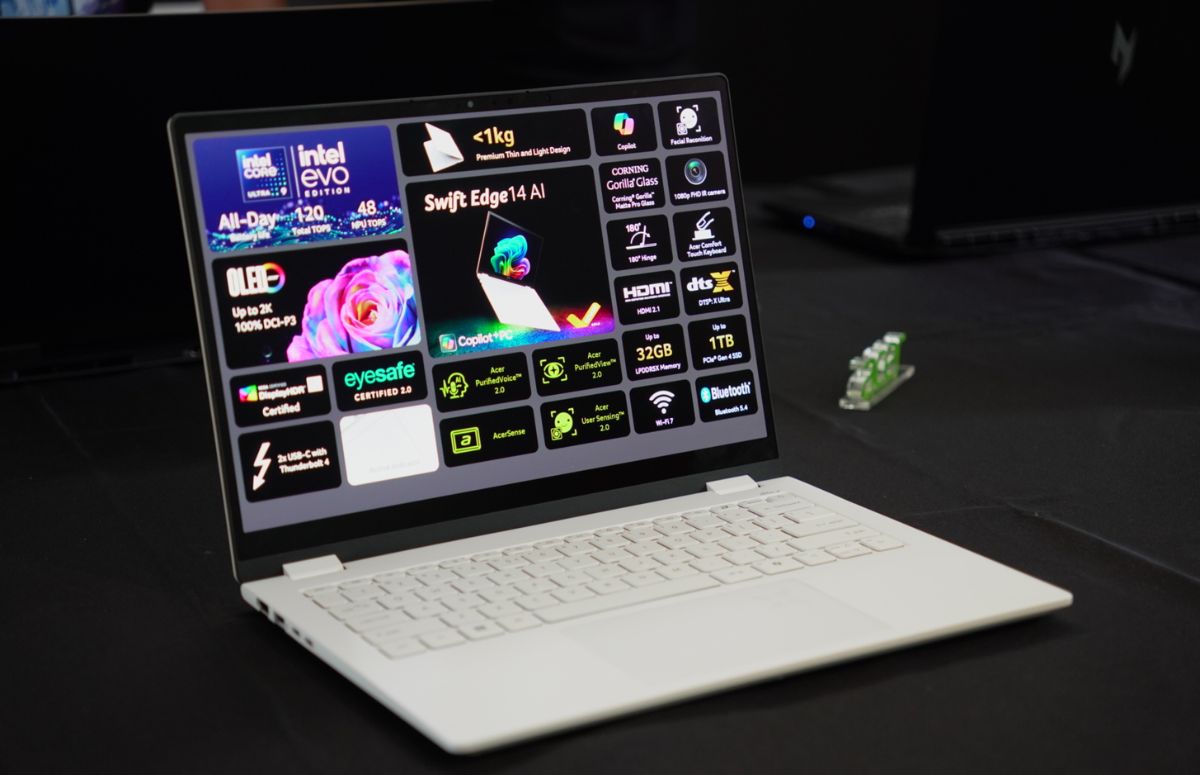 Spesifikasi Acer Swift Edge 14: Rekomendasi Laptop Super Ringan yang Gabungkan Desain dan AI